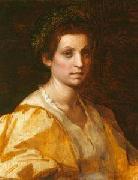 Portrait of a woman in yellow, Andrea del Sarto